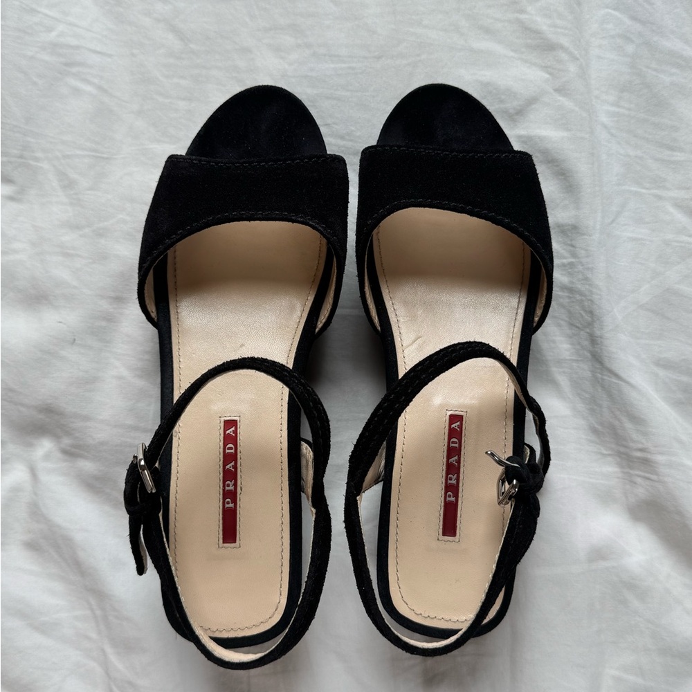 Prada Women's Black Sandals